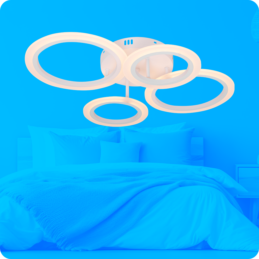 Żyrandole LED do sypialni