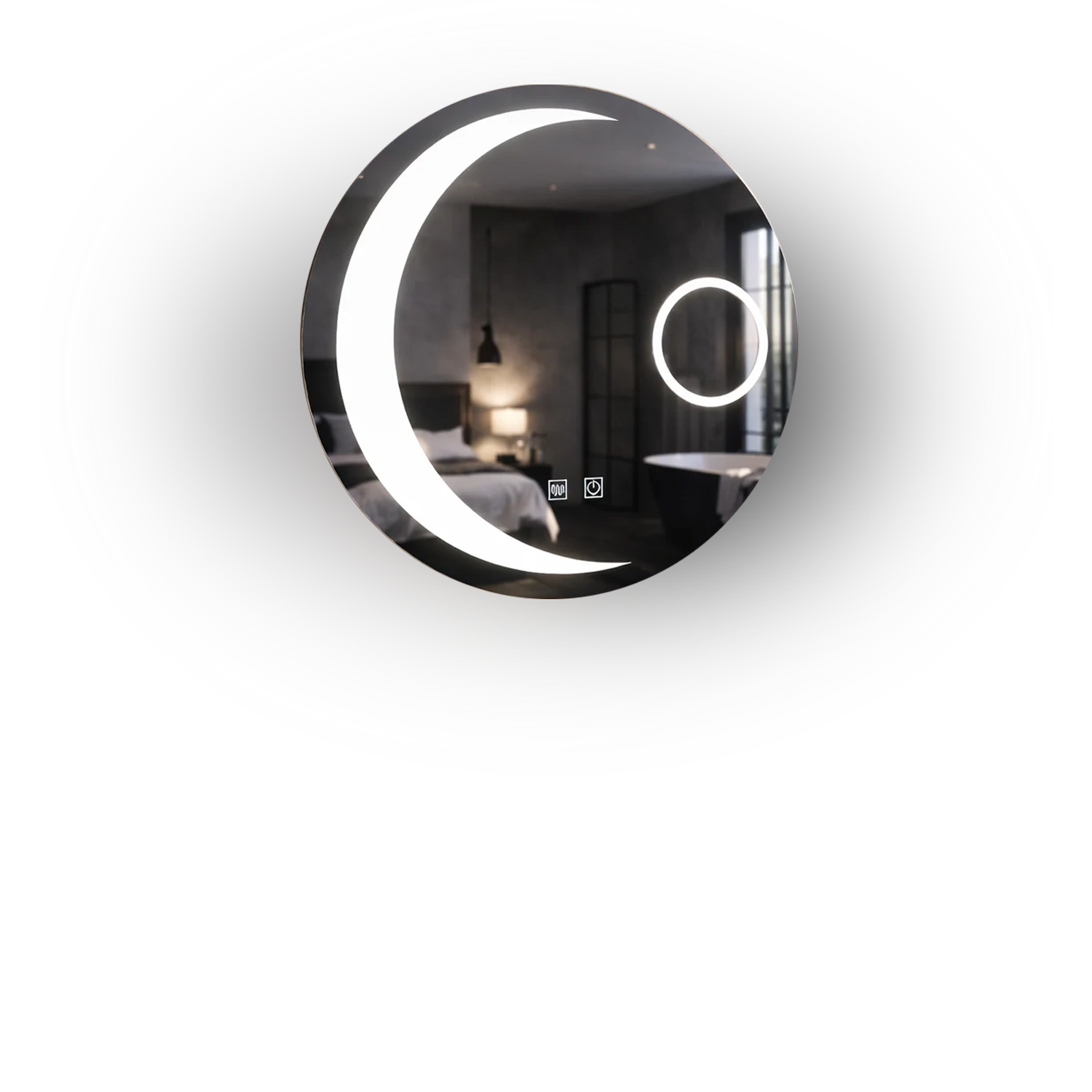 Okrągłe lustra łazienkowe