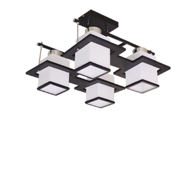 Żyrandole z abażurem