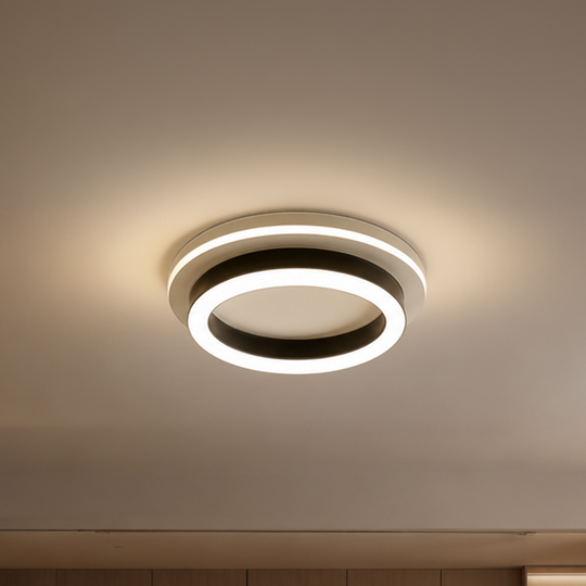 MODERN Żyrandol LED 25W, średnica 20cm, okrągły, światło zimne/ciepłe/neutralne, czarne żyrandole LED Domyślny tytuł Alessandro Design