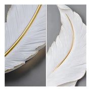 Kinkiet LED Pena 65 cm, zimne/ciepłe/neutralne światło, złoto-biały