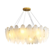 VAUX-LE-VICOMTE Eleganza Crystal Chandelier, 6x E14, średnica 49cm, złoty, regulowana wysokość