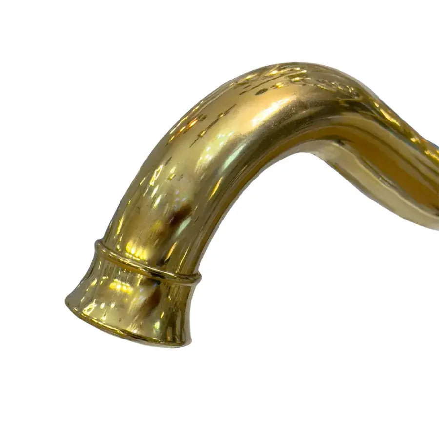 Bateria umywalkowa, sanitarna, mosiądz, złoto, WZY/321