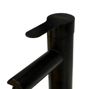 Bateria umywalkowa, stal nierdzewna SUS304, czarna, HS/LY006