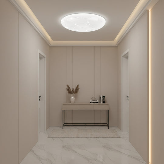 Lampa sufitowa LED Star 23 cm, 22 W, 3000 K / 4000 K / 6000 K, biała, metalowa i akrylowa Lampa sufitowa LED Domyślny tytuł Alessandro Design