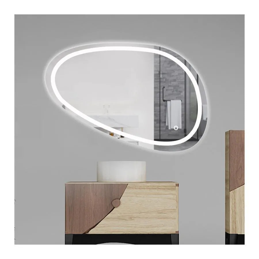 Lustro LED, 80x45cm, Disegno Touch Marcello, system przeciwmgielny, ściemnialne