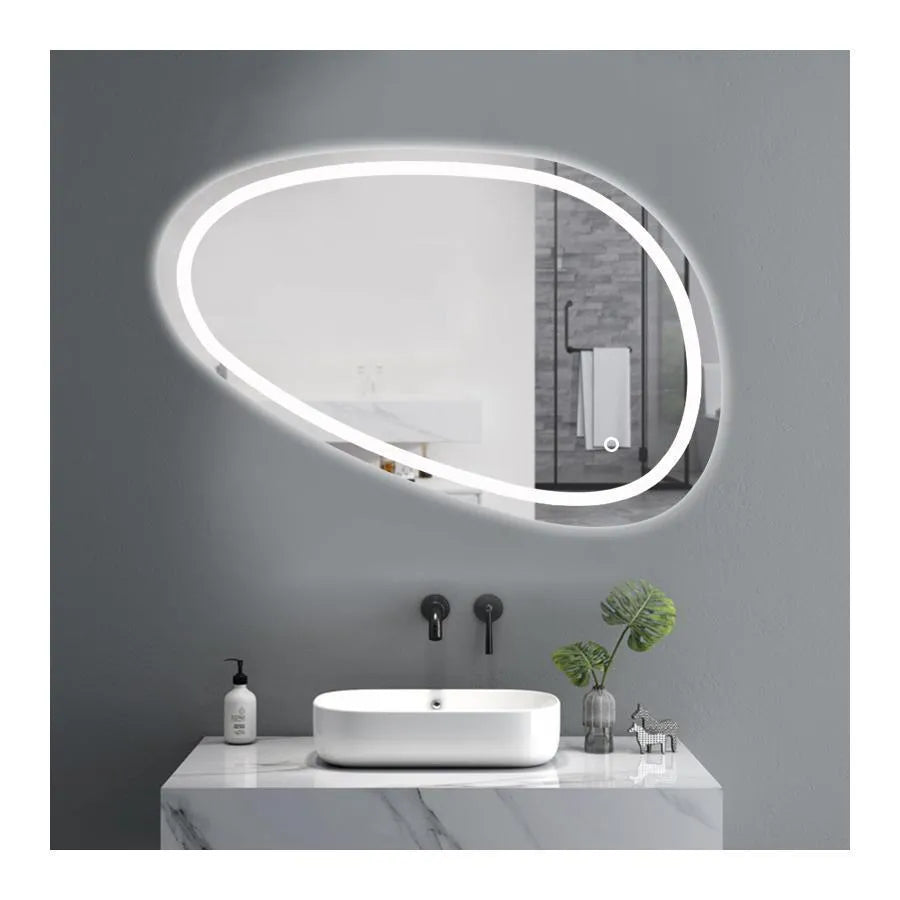 Lustro LED, 80x45cm, Disegno Touch Marcello, system przeciwmgielny, ściemnialne
