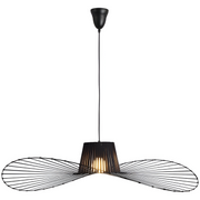 Rossi 1XE27 Lampa wisząca czarna, 35X23cm, metalowa