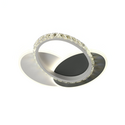 LED LED Prismiq, 28W, 3 kółka, zimno/gorące/neutralne światło, czarne