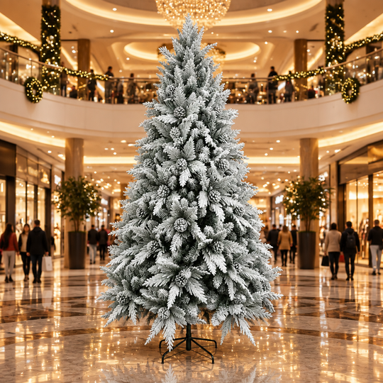 GLEIS Sztuczna jodła, 300 cm, 3000 końcówek, podpórka metalowa, kolor zielony