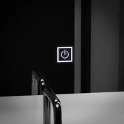 Prostokątne lustro LED, 60x80cm, getame touch