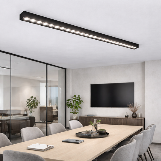 Projektor liniowy LED Siatka zastosowana 30 W, światło neutralne 4000 K, 30 źródeł, lampy sufitowe LED 80 x 3,5 x 6,5 cm Domyślny tytuł Alessandro Design