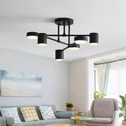 Żyrandol LED 72W Galios Czarny