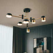 Żyrandol LED Palius 48W czarny