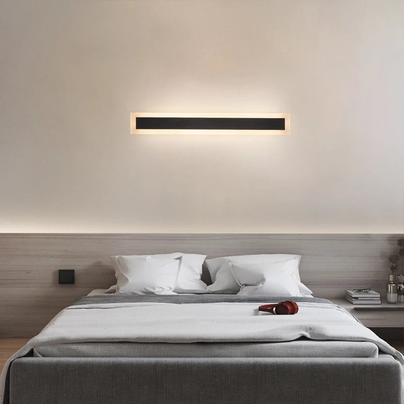 Kinkiet zewnętrzny LED Mack, długość 30 cm, 4 W, IP65, metalowy, liniowy, czarny