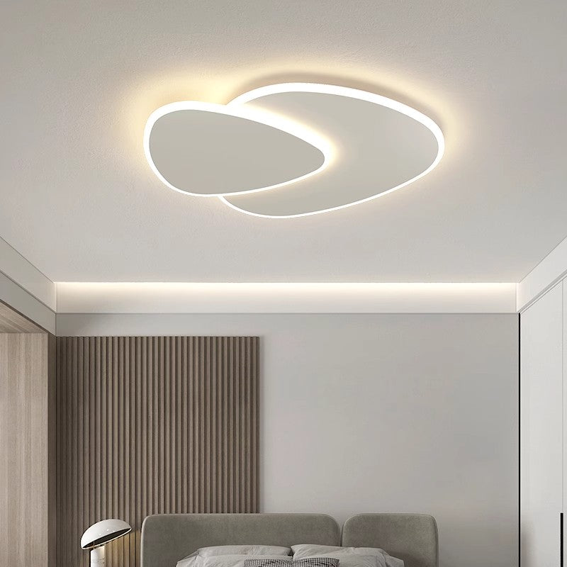 LED żyrandol z zdalnym sterowaniem pieprzy światło 98W, owalne, zimne/gorące/neutralne światło, niestabilne, białe