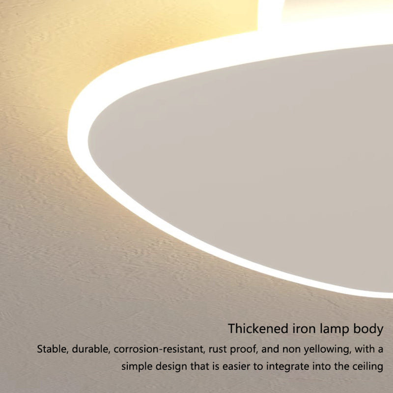 LED żyrandol z zdalnym sterowaniem pieprzy światło 98W, owalne, zimne/gorące/neutralne światło, niestabilne, białe