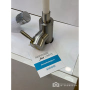 Kran z elastyczną wylewką, stal nierdzewna SUS304, satyna i biel, CF025WH