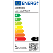 Żyrandol wiszący LED z pilotem i kryształem MIA LATIFAH 70 W, 2 okręgi, światło zimne/ciepłe/neutralne, ściemnialny, chrom błyszczący, regulowana wysokość