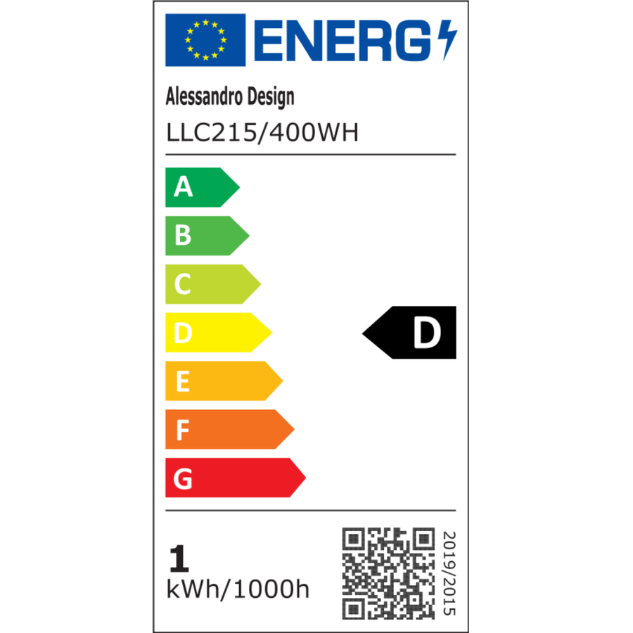 Kryształowy żyrandol LED LLC215/400WH okrągły, 22W, światło zimne/ciepłe/neutralne, kryształ, złoty