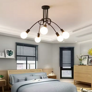 Żyrandol Modernistyczny Penta 5, 5x E27, Czarny, Nowoczesny Design