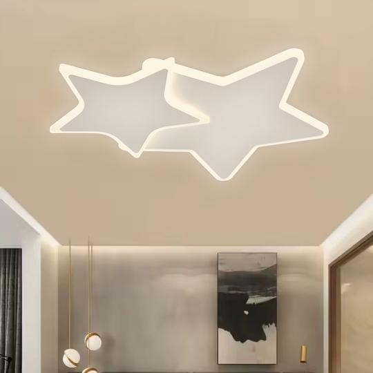 Żyrandol LED z pilotem 41W, gwiazdy, światło zimne/ciepłe/neutralne, możliwość przyciemniania, biały Żyrandol LED z pilotem Domyślny tytuł Alessandro Design