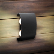 Fantas Kinkiet zewnętrzny i wewnętrzny LED, 4 źródła x 1 W, IP65, metaliczny, czarny, 3000 K