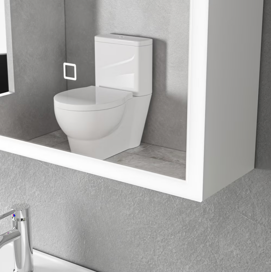 Ingrid Szafa Z Lustrem LED DBP123 80x70 Biała