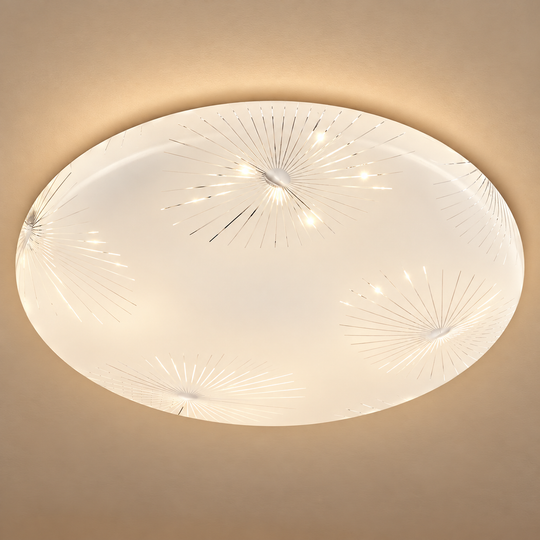 Lampa sufitowa LED 35 cm, 31W, 3000K / 4000K / 6000K, Biała, Metal i Akryl