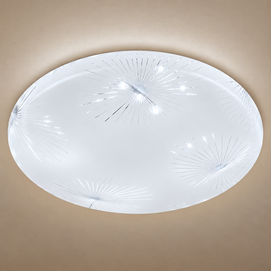Lampa sufitowa LED Radia 23 cm, 22W, 3000K / 4000K / 6000K, Biała, Metal i Akryl