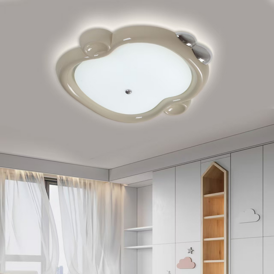 Żyrandol LED Sofia, 34 W, zielony akryl, kształt księżyca i gwiazdy, 3000 K/4000 K/6000 K