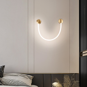 Lampa ścienna LED, 50 cm, 3000K/4000K/6000K, złota