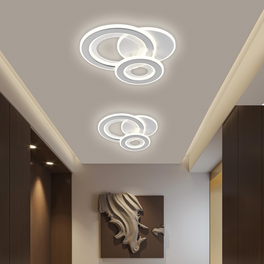 LED Square 36 W, 3 kółka, zimno/gorące/neutralne światło, białe