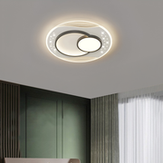 LED LUD z pilotem Velura serpenta, 125W, 3 kół, zimno/gorące/neutralne światło, niestabilne, czarne