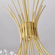 Chandelier Zethos Crystal 13xg4 złoto, średnica 49 cm