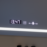 LUD LED prostokątny 110x75cm Eclat Motionglow Marcello Demonting System i termometr kosmetyków