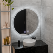 Okrągłe lusterko LED 70 cm Noxia Touch System nieznany Wyłączanie