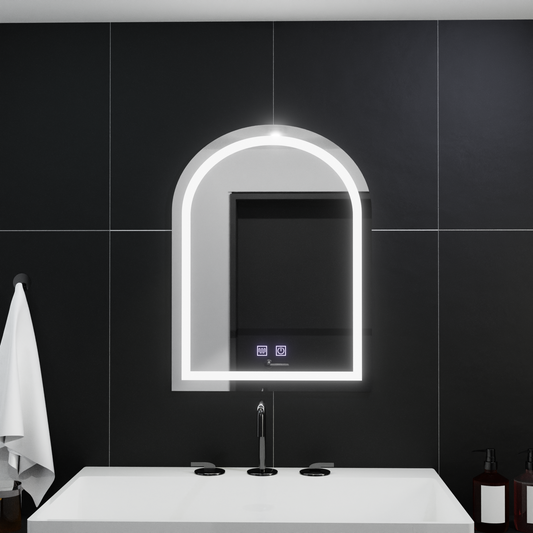 Lustro Arcata LED 60x80cm, Arco Touch, system przeciwmgielny, ściemnialne