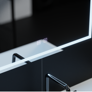 Prostokątne lustro LED, 70x50cm, Umbria Touch, system przeciwmgielny, ściemnialne