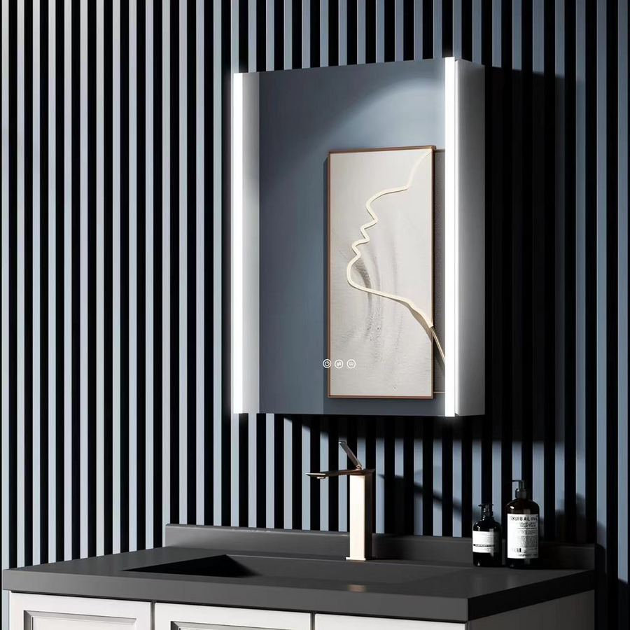 Emilia Garderoba Z Lustrem LED DBP121 51x71 Biały