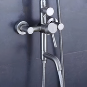 Kolumna prysznicowa, stal nierdzewna SUS304, wykończenie satynowe, LY003