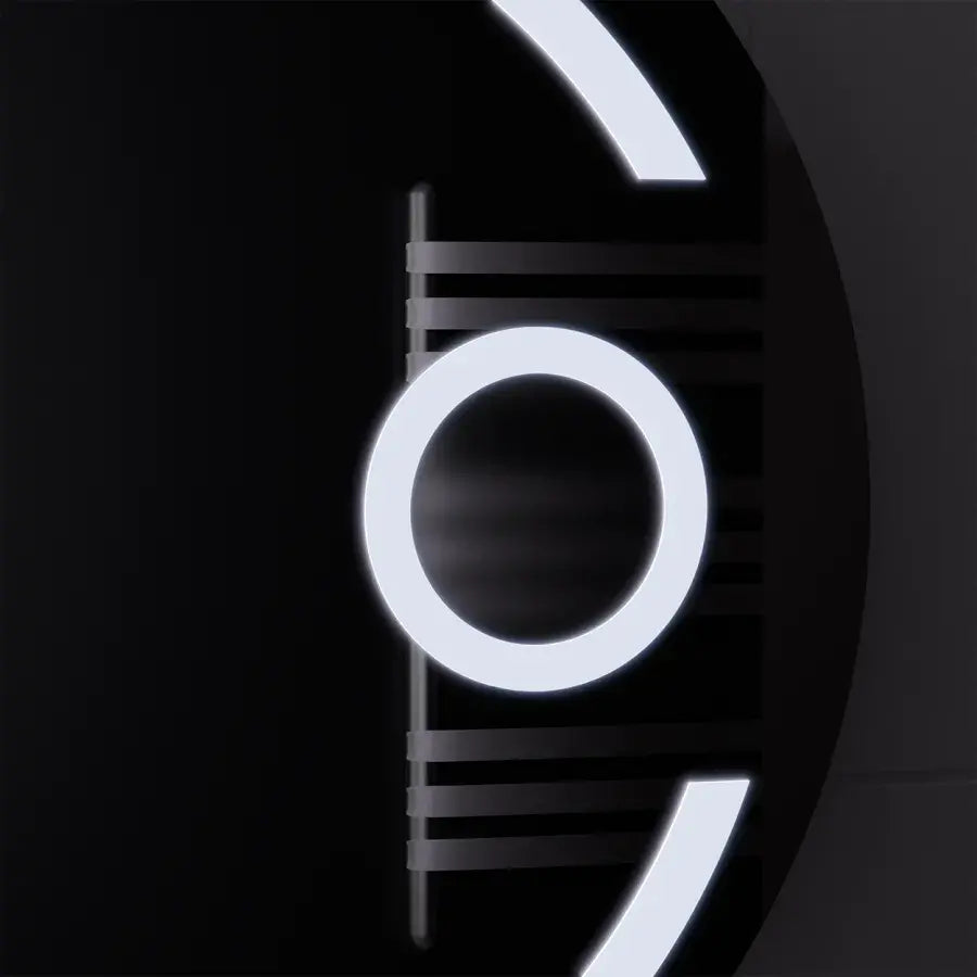 Okrągłe lustro LED, 60 cm, Visio MotionGlow Marcello, system przeciwmgielny, zegar i termometr, lupa kosmetyczna, ściemnialna