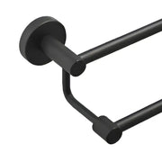 Podwójny wieszak na ręczniki czarny GJ/203B