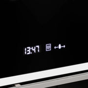 Prostokątne lustro LED, 80x60 cm, Verite Imperial Silver Motion Glow Marcello, system przeciwmgielny, zegar i termometr, ściemnialne