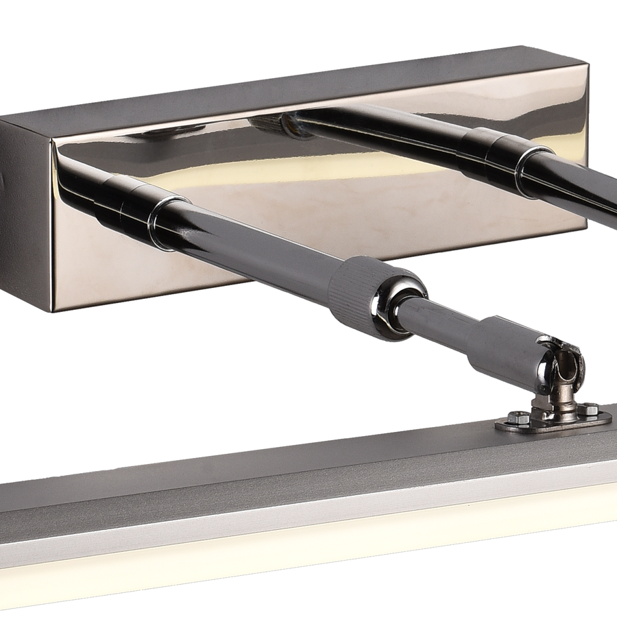 Łazienkowy kinkiet LED, BALATON, 11W, liniowy, światło neutralne, chrom błyszczący