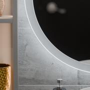 Okrągłe lusterko LED 70 cm Noxia Touch System nieznany Wyłączanie