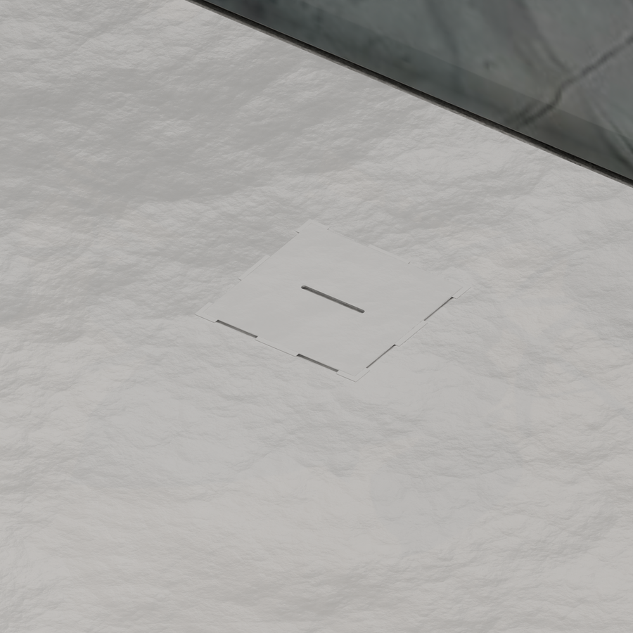 Brodzik prostokątny 80x120 cm, smukły 3 cm, biały połysk