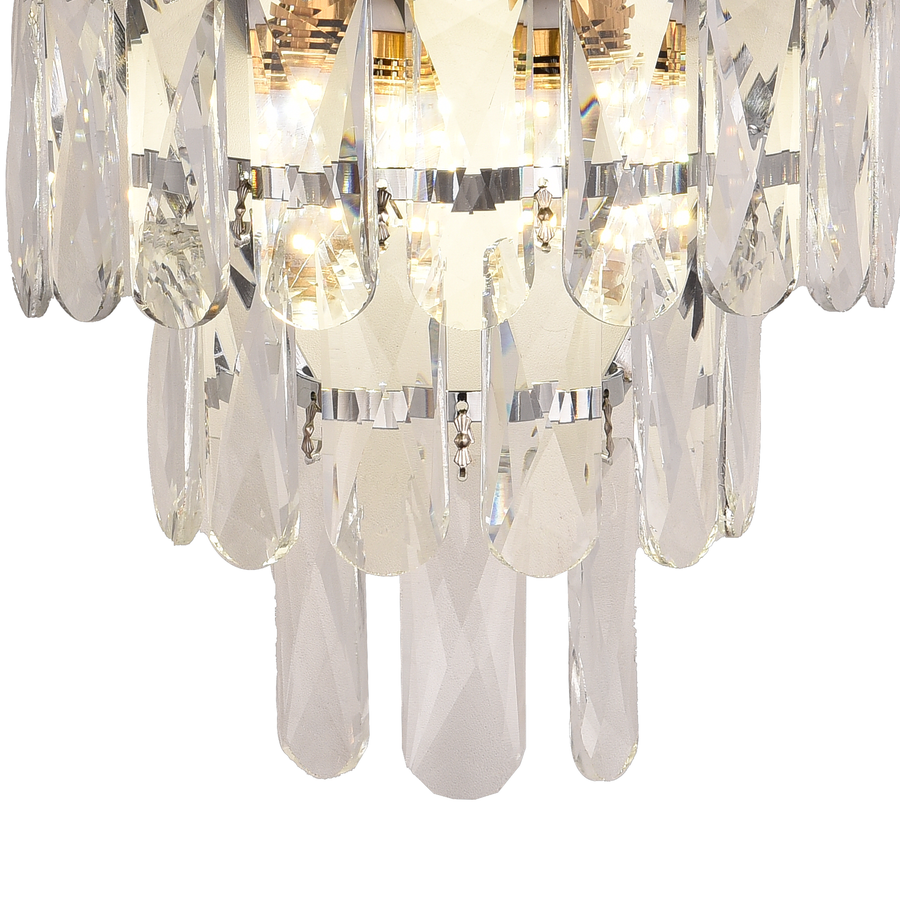 Zastosuj Cristal Windsor, 2x E14, błyszczący chrom