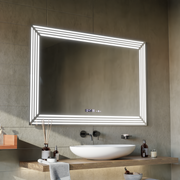 LUDA LED prostokątna 60x80cm Wnezia Motion Blowlow Marcellow Dimable zegar system rozprzestrzeniania
