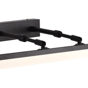 Kinkiet łazienkowy LED, MALAWI, 7W, liniowy, światło neutralne, kolor czarny